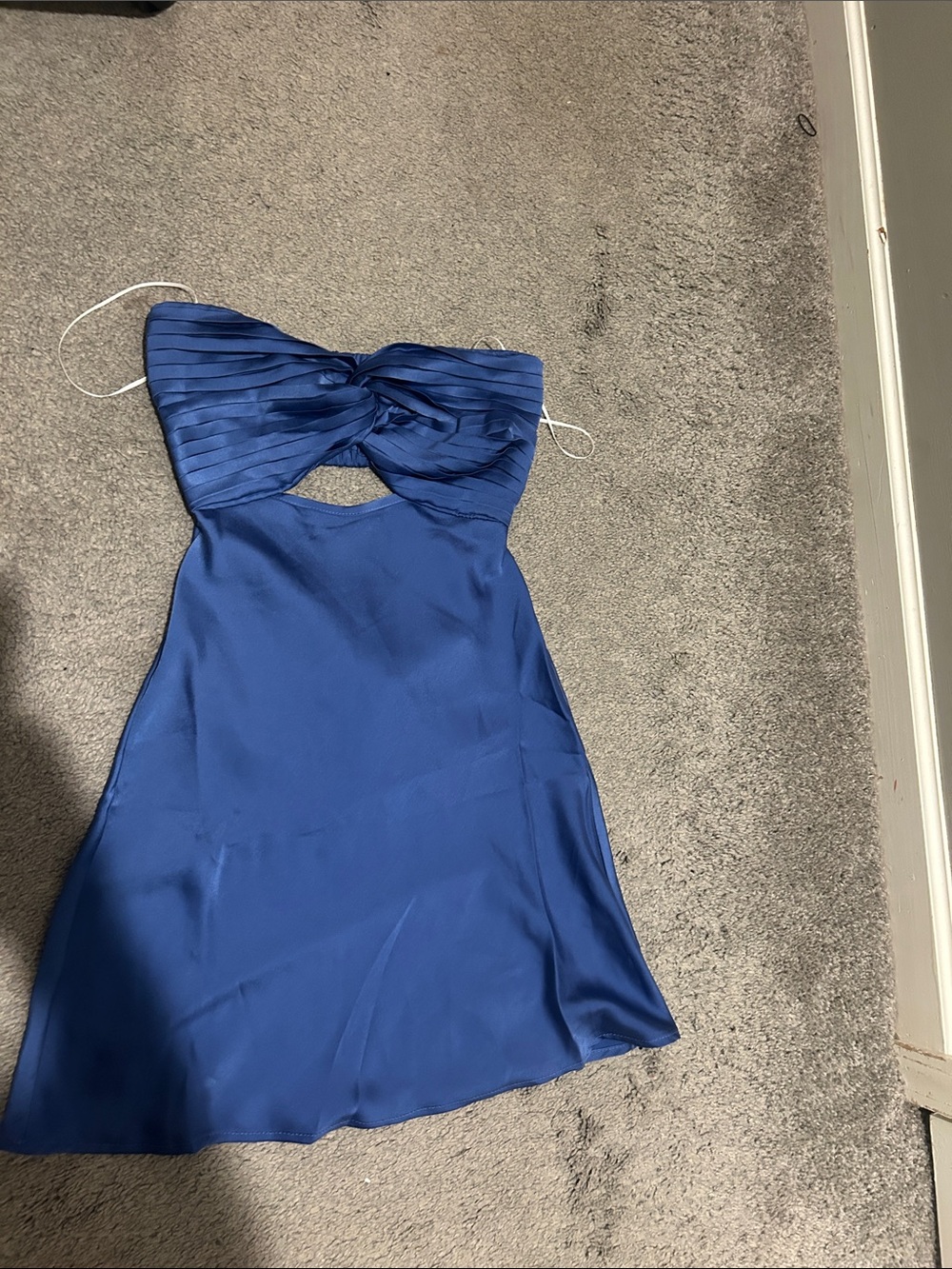 Princess Polly Royal Blue Strapless Mini Dress HOCO